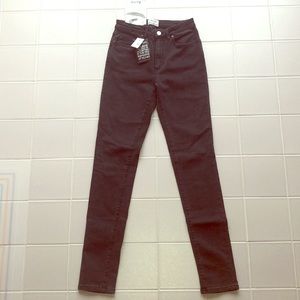 ACNE skinny faded black jeans / denim. Size 28